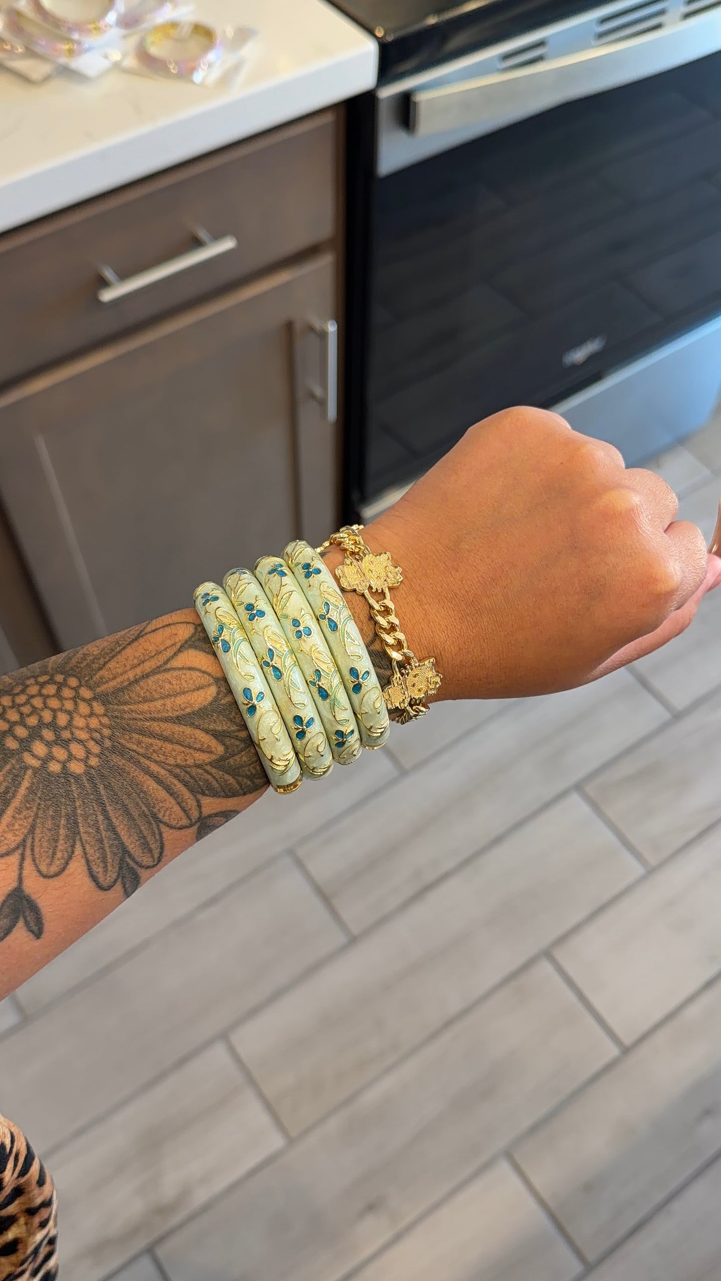 Flower Bangles