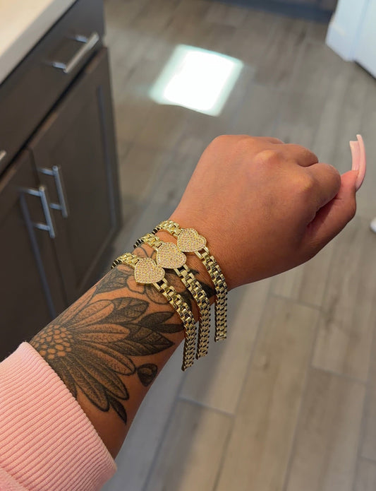 Pink HRT Rollie Bracelet