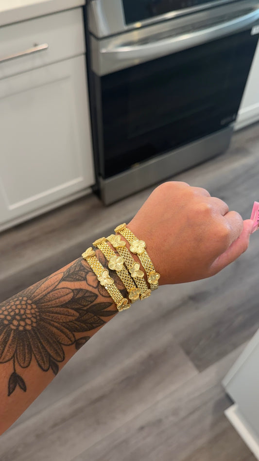VC & Butterfly link bracelets