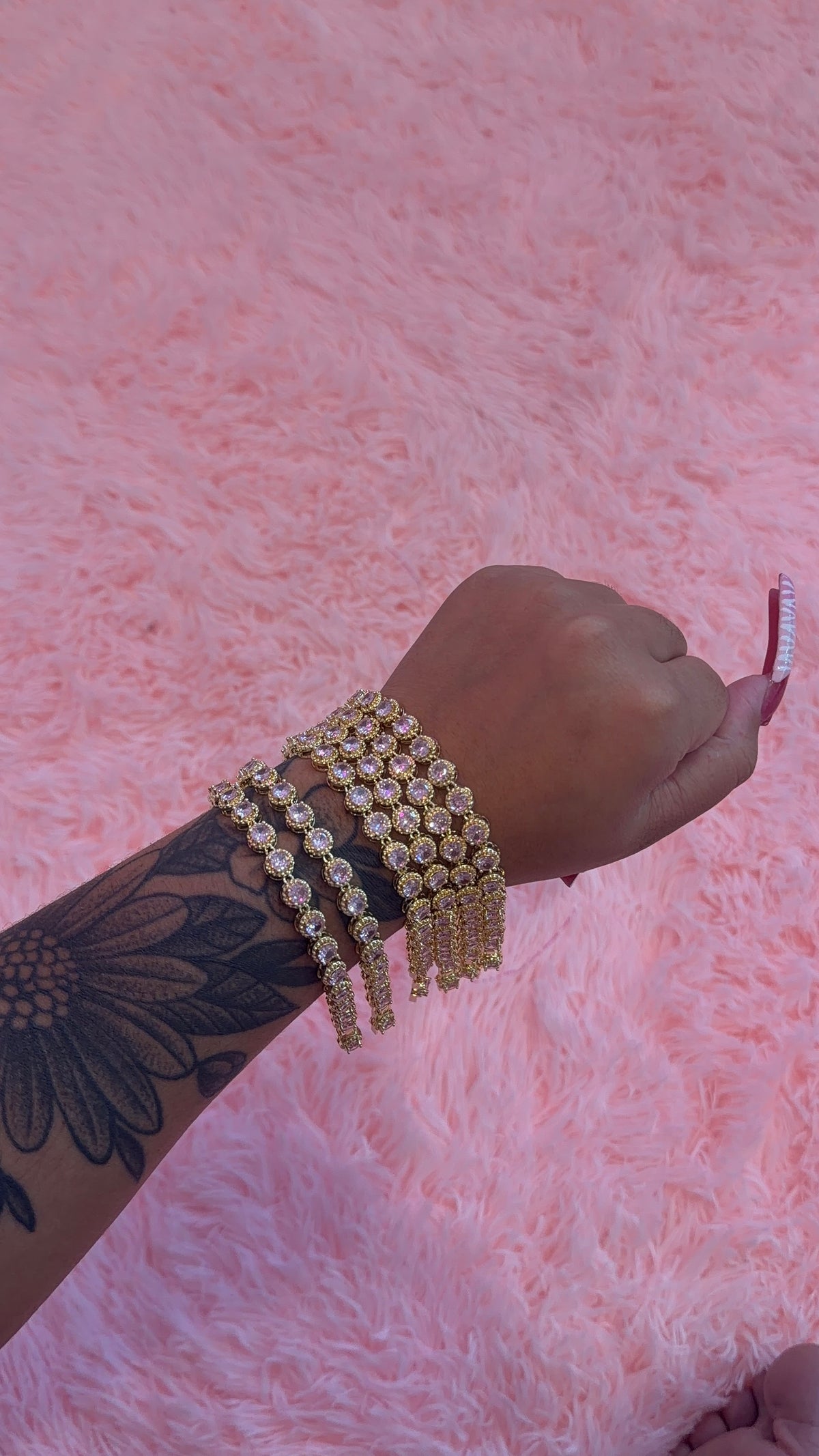 Pink blush bracelet