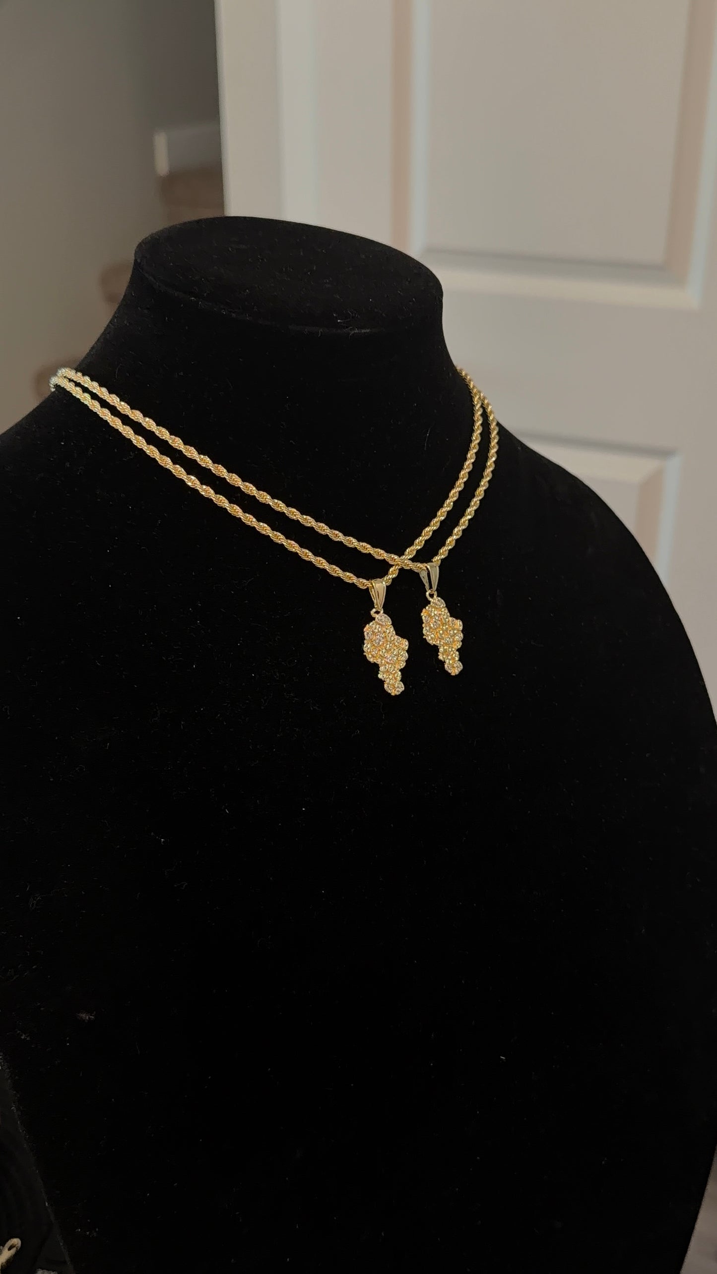 Bling nugget necklace