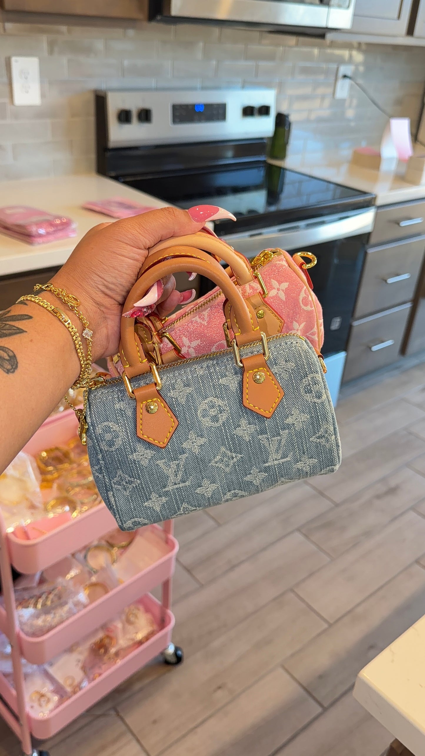 Denim LV Speedy’s