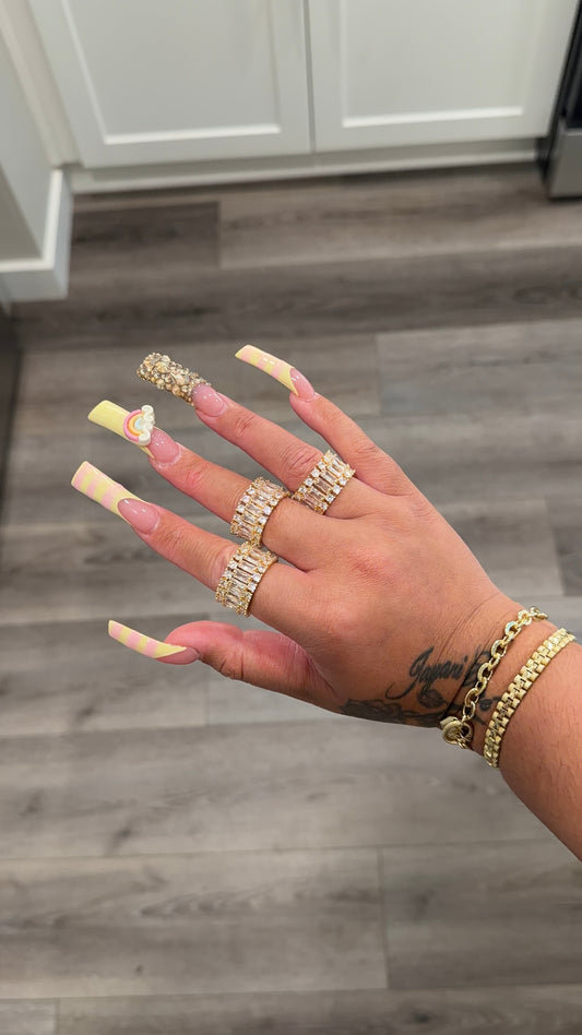 Jumbo baguette ring