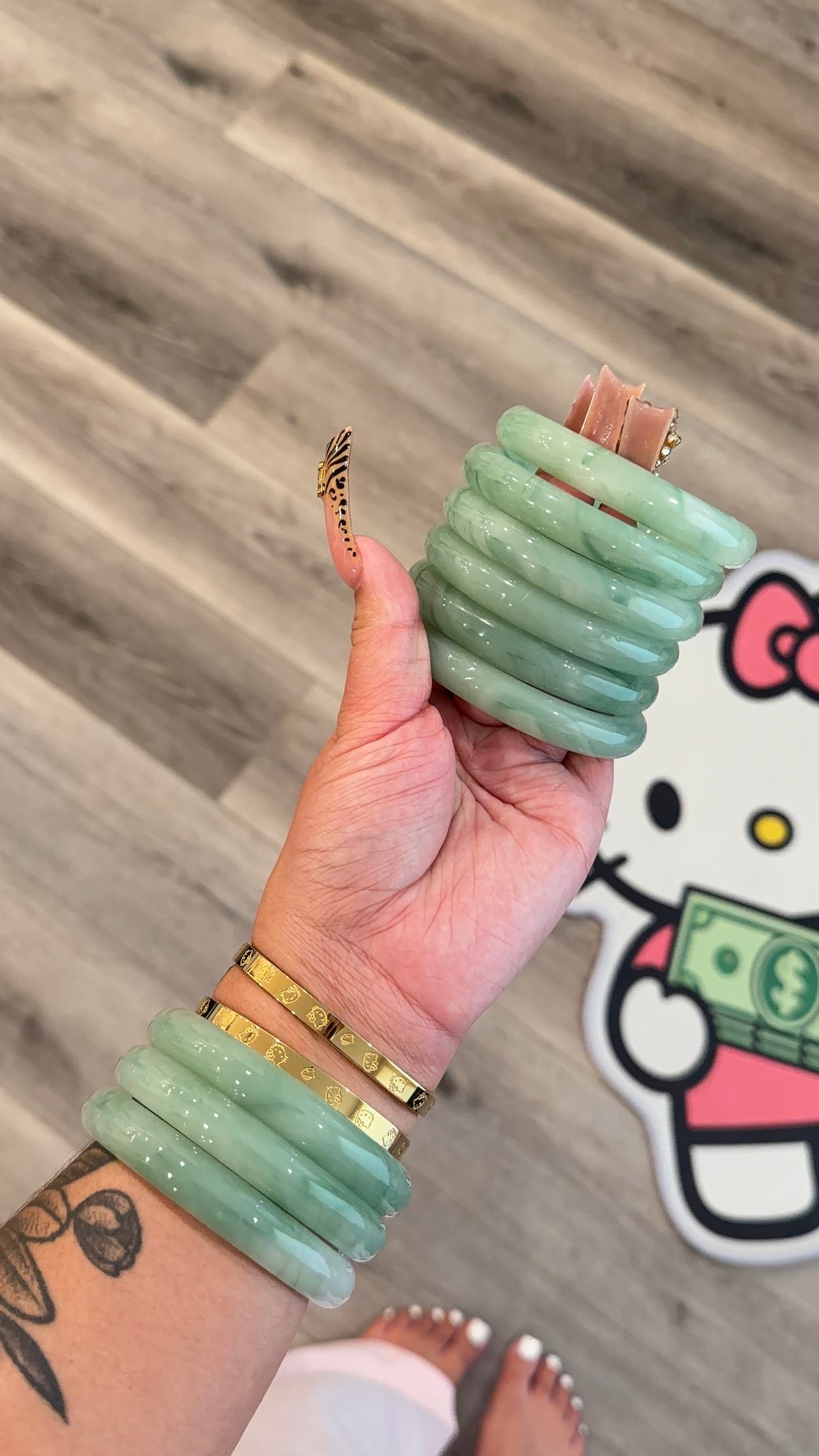 Jade bangle