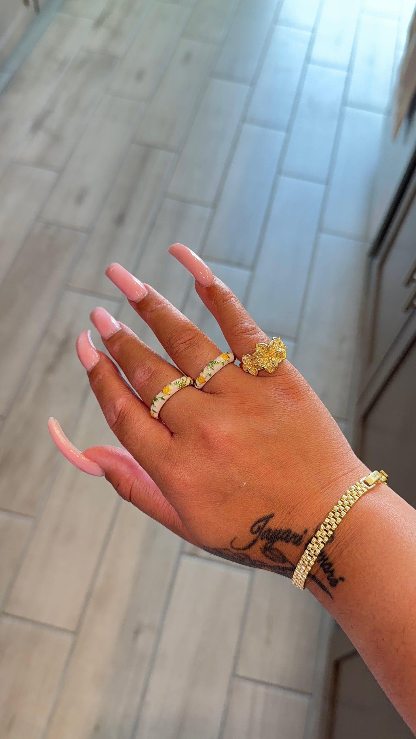 Blossom Flower Ring (adjustable)