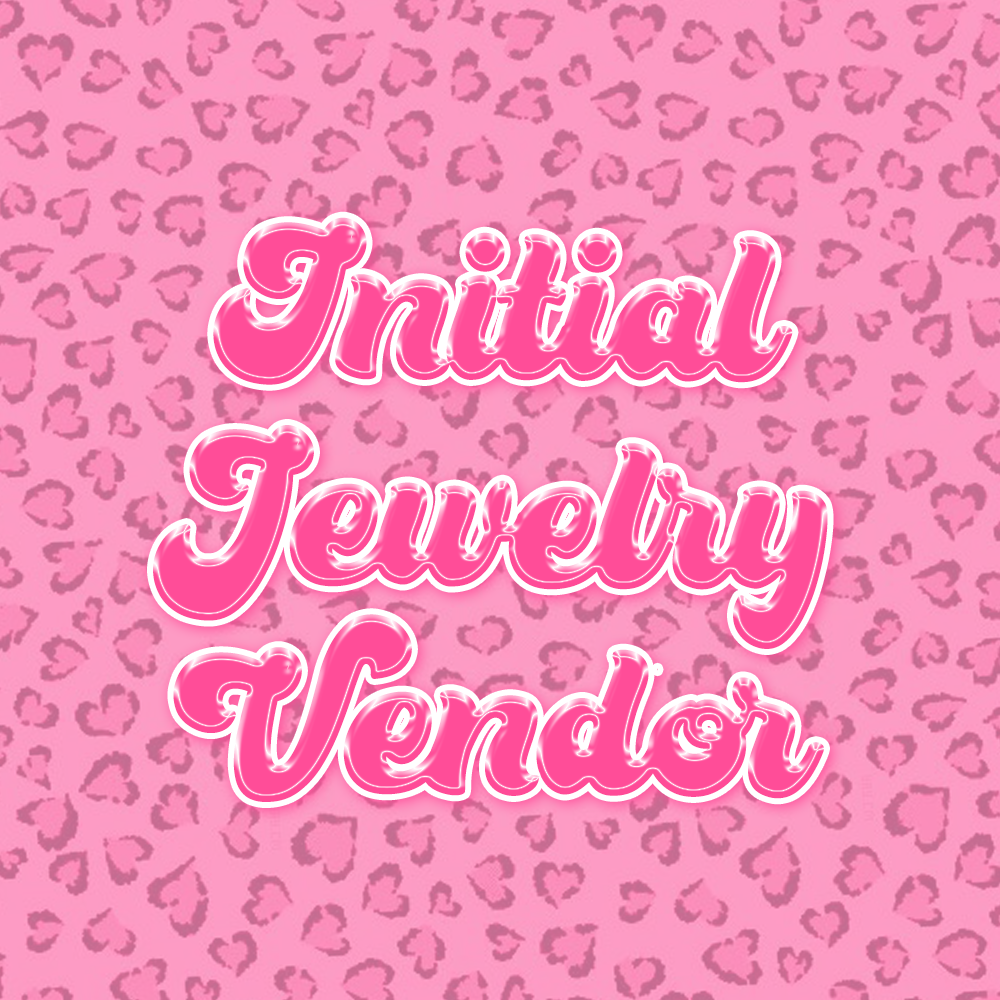 Initial Jewelry Vendor